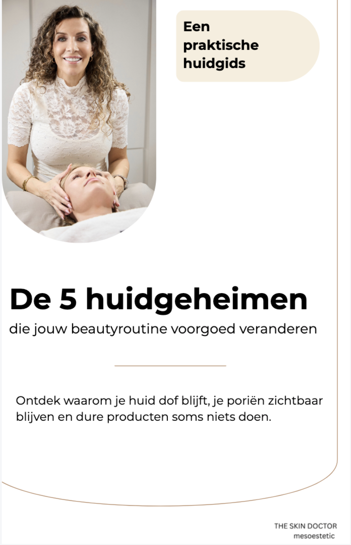 Cover van de brochure De 5 huidgeheimen
